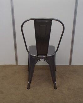 メタルチェア シルバーメッキ  Aチェア・スタッキング・ブルックリン・インダストリアル 【メーカー直送】