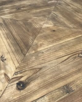 KOZAIコーヒーテーブル ジオメトリー 古材・ 切り返し模様 ・ブルックリンスタイル 【メーカー直送】