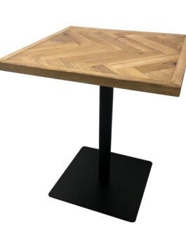 KOZAIカフェテーブル ヘリンボーン 古材 ・ブルックリン・カフェテイスト 【メーカー直送】