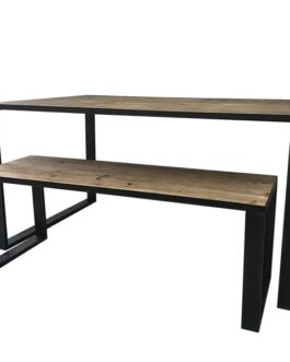 KOZAIテーブル アイアンフレームレッグ  古材 ・ブルックリン・インダストリアル