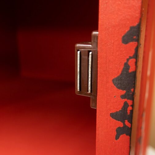 コンテナ型ボックス レッド　インダストリアル・アンティーク調・収納家具 - 画像 (7)