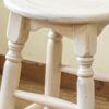 マホガニーラウンドスツール46cm - 画像 (14)