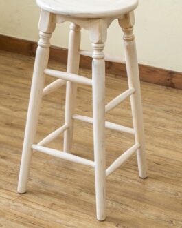 マホガニーラウンドスツール63cm