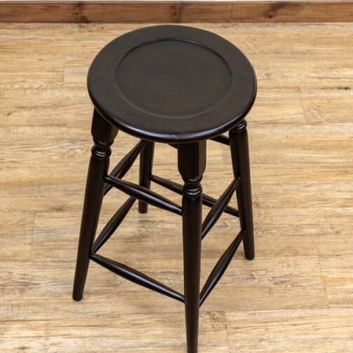 マホガニーラウンドスツール63cm - 画像 (12)