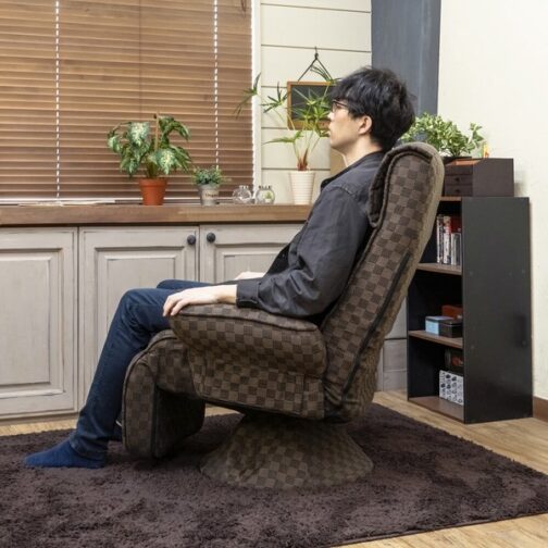 低反発入りレバー式リクライニングチェア - 画像 (23)