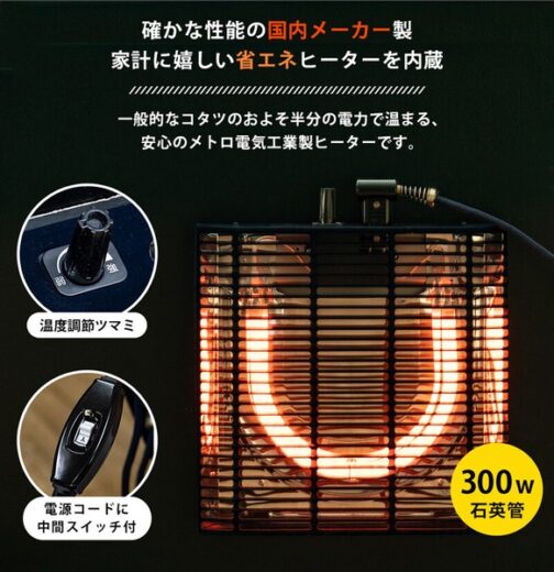 モダンオールシーズンコタツ80φ - 画像 (24)