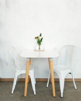 メタルチェア ホワイト Aチェア・スタッキング・ブルックリン・インダストリアル