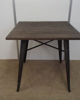 メタルテーブル ガンメタルカフェ・スタッキング・ブルックリン・インダストリアル