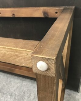 コーヒーテーブル ジンクトップ W1200 古材・ 亜鉛天板 ・ブルックリンスタイル