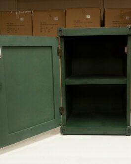 コンテナ型ボックス グリーン インダストリアル・アンティーク調・収納家具