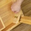木製テーブル(デスク) 75x45 - 画像 (10)
