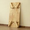 【離島配送不可】継脚付ウッディーテーブル 120x60 - 画像 (3)