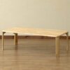 【離島配送不可】継脚付ウッディーテーブル 120x60 - 画像 (17)