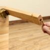 【離島配送不可】継脚付ウッディーテーブル 120x60 - 画像 (6)