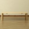 【離島配送不可】継脚付ウッディーテーブル 120x60 - 画像 (21)