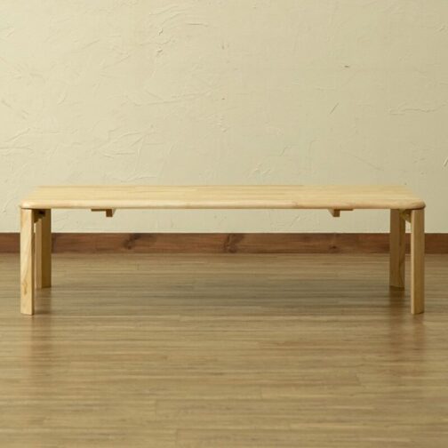 【離島配送不可】継脚付ウッディーテーブル 120x60 - 画像 (21)