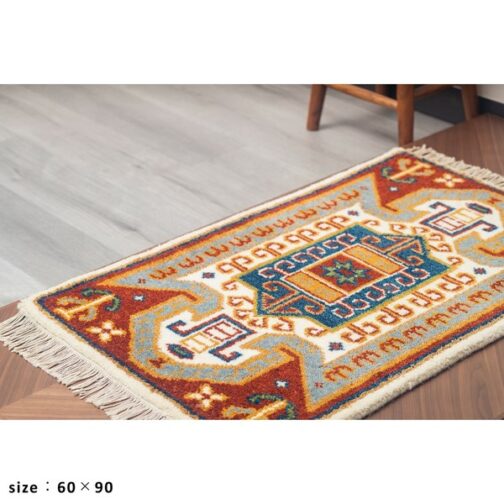 お部屋が明るくなる天然素材のトライバル風ラグ＜FLAG＞ - 画像 (11)