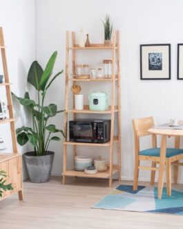 キッチン・リビングでマルチに使える木製ラック<NATURAL SIGNATURE オープンシェルフ>