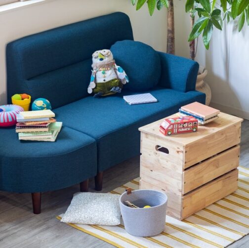 スタッキングできるスツール収納ボックス＜NATURAL SIGNATURE　コンテナBOX＞ - 画像 (18)