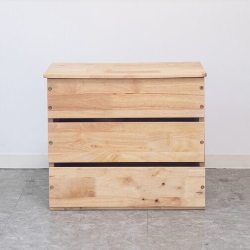 スタッキングできるスツール収納ボックス＜NATURAL SIGNATURE　コンテナBOX＞ - 画像 (3)