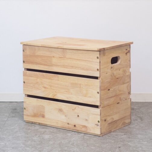 スタッキングできるスツール収納ボックス＜NATURAL SIGNATURE　コンテナBOX＞ - 画像 (5)