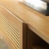 ナチュラルなラタン風素材が特徴のテレビ台＜120ローボード　マルシェ＞ - 画像 (2)