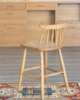 アッシュ無垢材のウィンザーチェア<ienowa/スツール コクリコ>