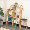 もこもこ生地のラバーウッド無垢材スツール ＜組立家具/NATURAL SIGNATURE　ラウンドスツール＞ - 画像 (10)