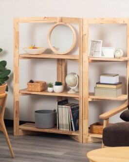 動きのあるデザインが魅力なシェルフ <NATURAL SIGNATURE ジグザクシェルフ>