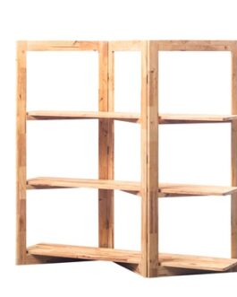 動きのあるデザインが魅力なシェルフ <NATURAL SIGNATURE ジグザクシェルフ>