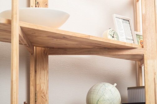 動きのあるデザインが魅力なシェルフ　＜NATURAL SIGNATURE　ジグザクシェルフ＞ - 画像 (7)