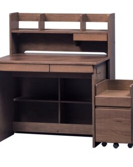 デスク幅100cm 木目調3色 組み合わせ学習デスク<100中棚机 ティノ>