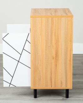 幾何学模様でお部屋にアクセントを　＜キャビネット　カトレア＞