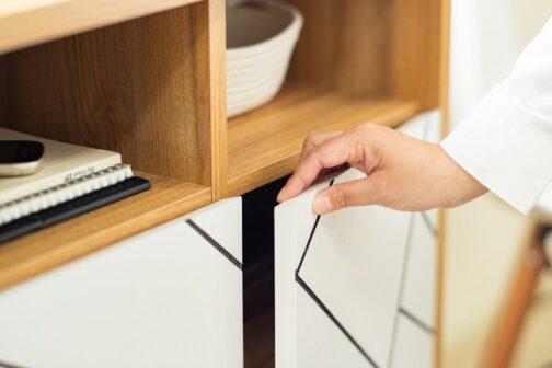 幾何学模様でお部屋にアクセントを　＜キャビネット　カトレア＞ - 画像 (10)