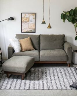 帆布生地がお洒落な空間を演出します<ienowa/スツール マリエッタ>