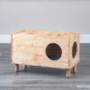 天然木をふんだんに使ったナチュラルシリーズ ◆組立家具/NATURAL SIGNATUREキャットハウス - 画像 (3)