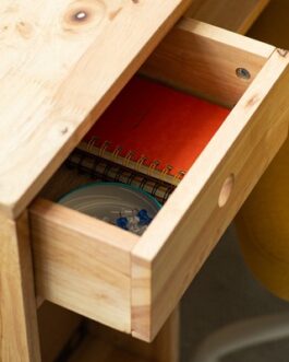 天然木をふんだんに使ったナチュラルシリーズ <100片袖デスクII>