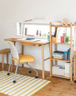 カラフルな座面が特徴のキャスター付きチェア◆スタッキングチェア フォルク 【色】オレンジ