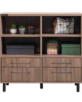 ウッド調×アイアンの男前シリーズ◆90キャビネット バベル