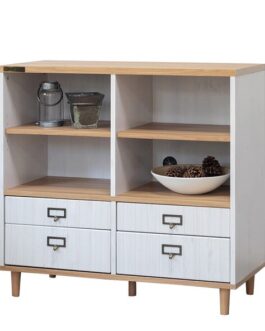 素朴で可愛いフレンチカントリー調シリーズ◆90キャビネット コロネ