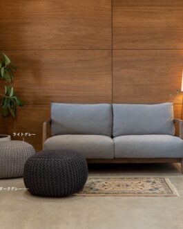 丸いシルエットが可愛いニット編みスツール<クッションスツール ノエル/ienowa>