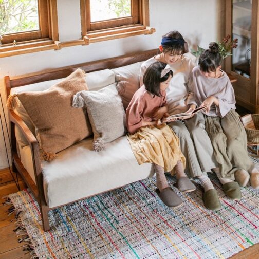 お部屋の主役になる天然木フレームソファ＜2.5Pソファー グロウ/ienowa＞ - 画像 (27)
