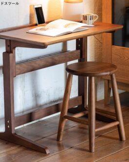 高さとデザインを選べるウォールナット無垢材スツール<ペトラ>