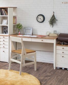 カントリー調のこだわり学習デスク<トライ-P/kiduku>