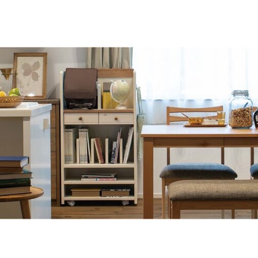 カントリー調の学校用品ひとまとめラック＜ランドセルラック　トライ-P/kiduku＞ - 画像 (8)