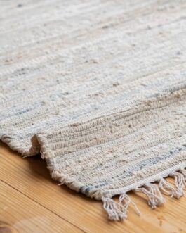 フリンジがポイントのデニム素材ラグ・マット<ienowa/LOS(ロス)>