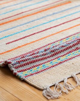 刺繍風デザインが可愛らしいラグ・マット<ienowa/AURALEE(オーラリー)>