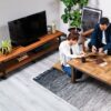 天然木×スチールのシンプルなテレビボード＜ローボード　アレッシア　MBR/ienowa＞ - 画像 (11)