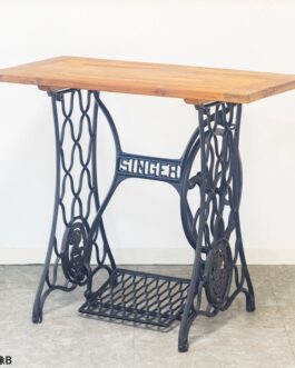 チーク無垢×個性的なアンティーク脚が魅力<90ミシンテーブル シンバ/ienowa>