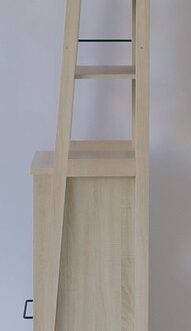 北欧風を意識した収納キッチンシリーズ <組立家具/60レンジラック Lily>